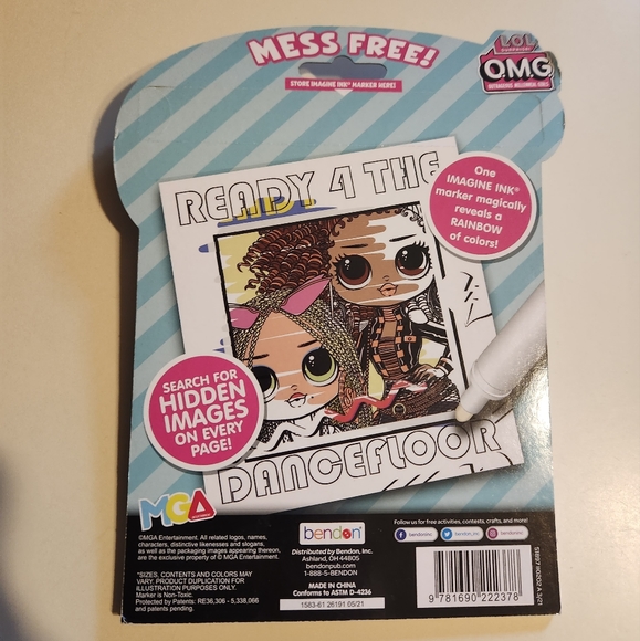 OMG Magic Ink Coloring Book - Picture 3 of 3